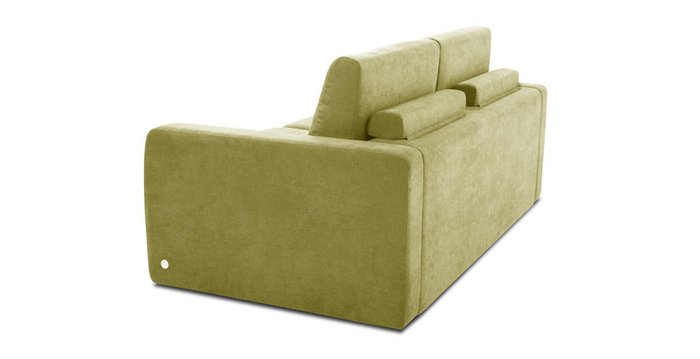 Прямой диван-кровать Бруно зеленого цвета 