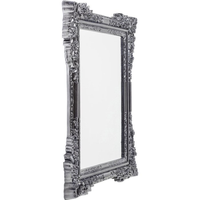Зеркало Fiore серебряного цвета