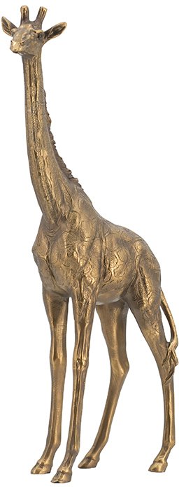 Фигурка Жираф золотого цвета - купить Фигуры и статуэтки по цене 2447.0