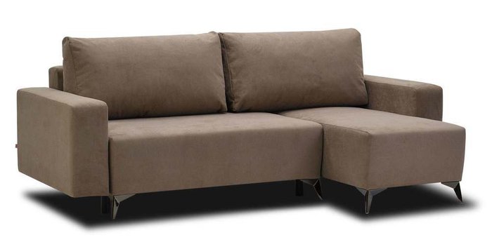 Угловой диван-кровать Эллен бежевого цвета