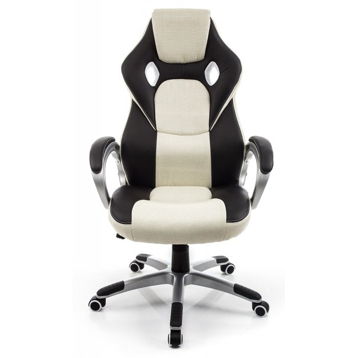 Офисное кресло Navara кремово-черного цвета
