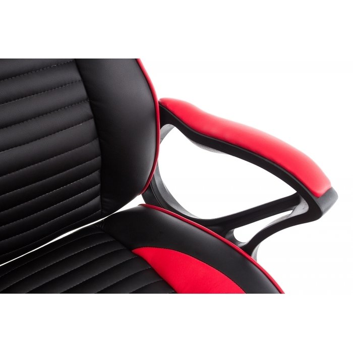  Офисное кресло  Leon красно-черного цвета