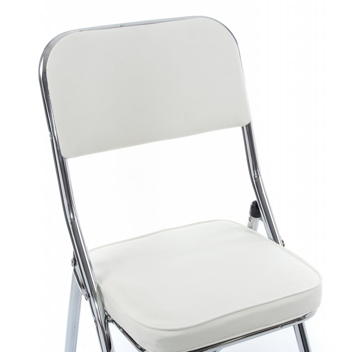 Стул Chair раскладной белого цвета