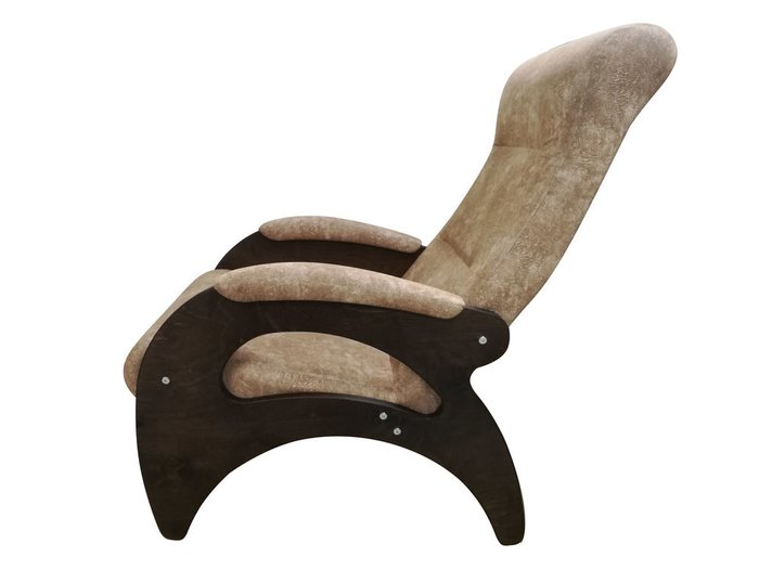Кресло Мария серо-коричневого цвета