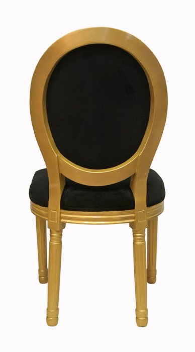 Стул Volker Black Gold с мягкой обивкой - лучшие Обеденные стулья в INMYROOM