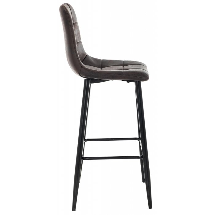 Барный стул Chio black dark brown темно-коричневого цвета