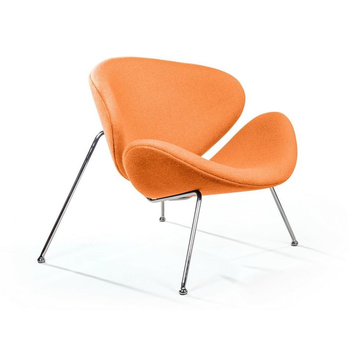 Лаунж кресло Slice оранжевого цвета