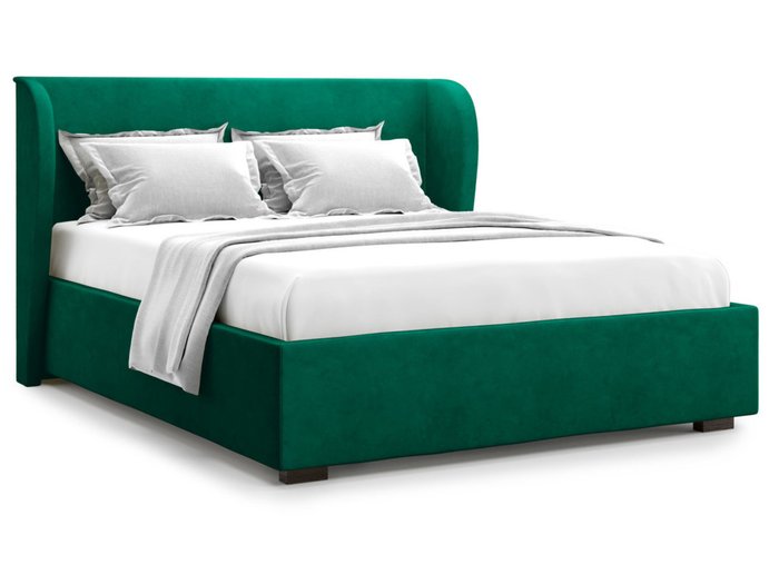 Кровать Tenno 160х200 зеленого цвета с подъемным механизмом 