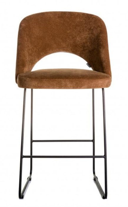 Кресло барное Lars коричневого цвета