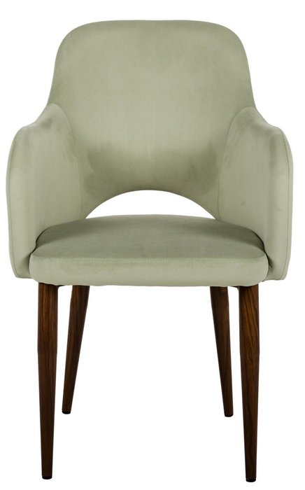 Стул-кресло Ledger светло-зеленого цвета - купить Обеденные стулья по цене 11680.0