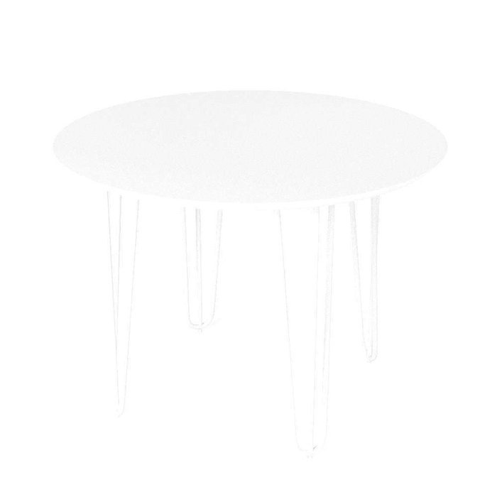 Стол обеденный Спутник белого цвета