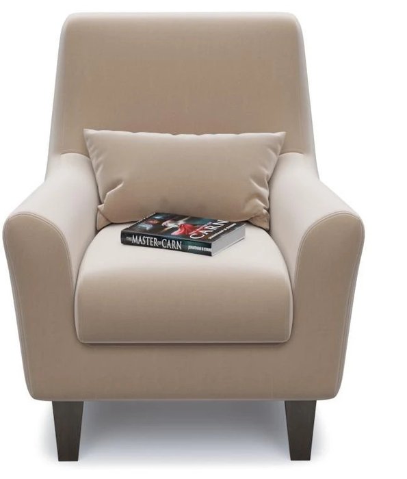 Кресло Либерти Fox бежевого цвета - купить Интерьерные кресла по цене 11724.0