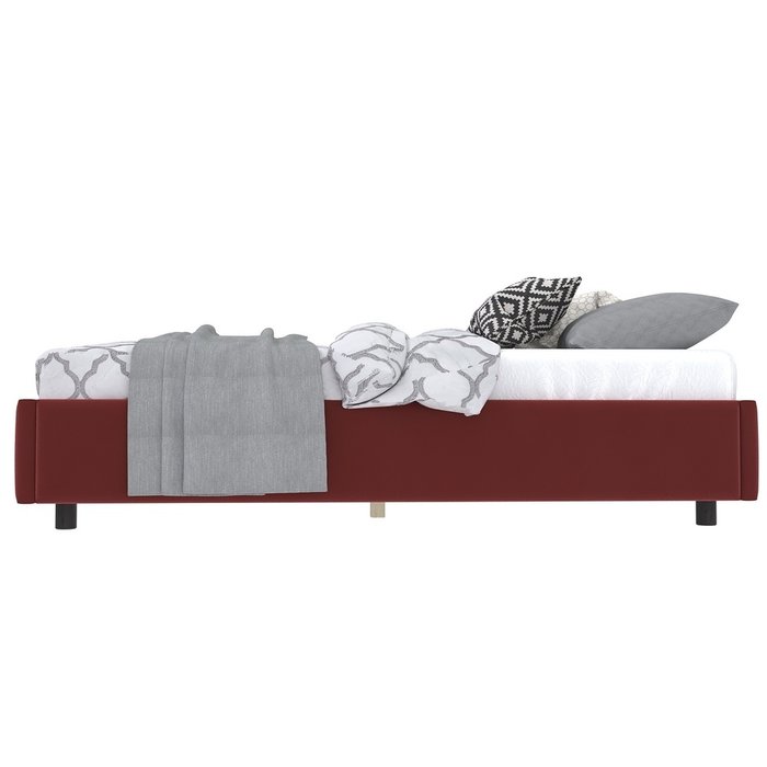 Кровать SleepBox 160x200 темно-красного цвета