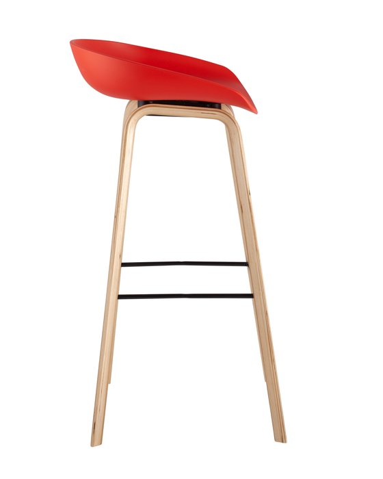 Барный стул Libra красного цвета