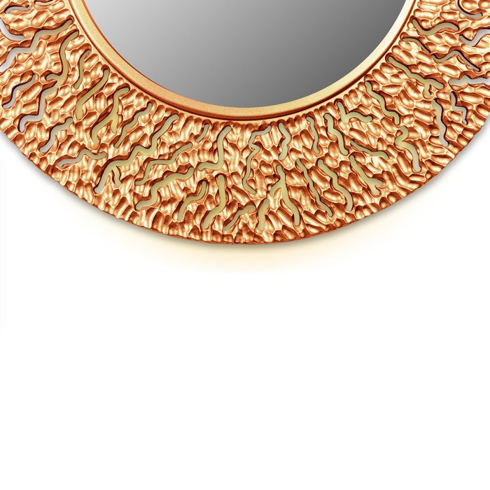 Настенное зеркало Coral бронзового цвета