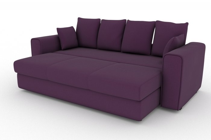 Прямой диван-кровать Giverny фиолетового цвета