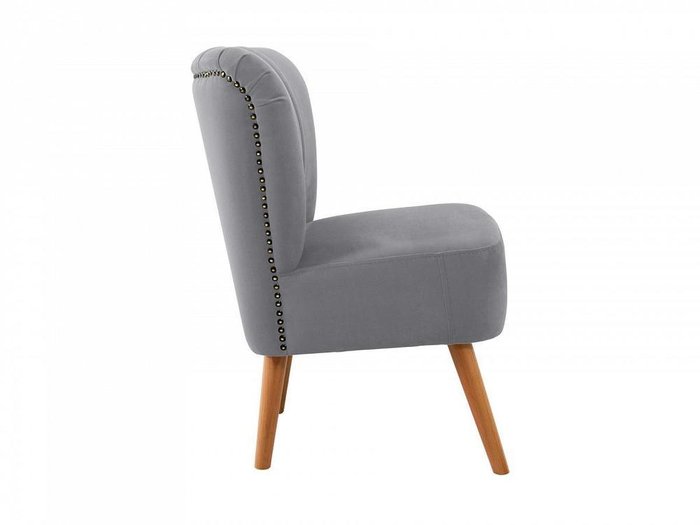 Кресло Barbara серого цвета  - лучшие Интерьерные кресла в INMYROOM