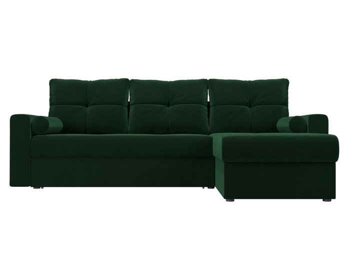 Угловой диван-кровать Верона зеленого цвета - купить Угловые диваны по цене 36990.0