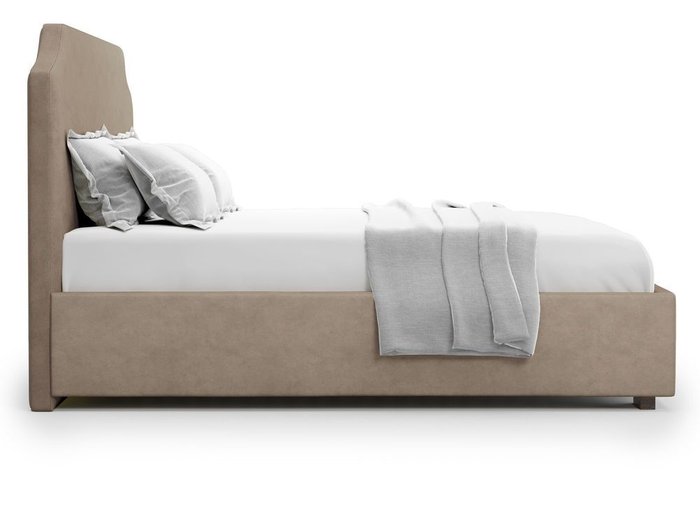 Кровать Izeo с подъемным механизмом 180х200 темно-бежевого цвета