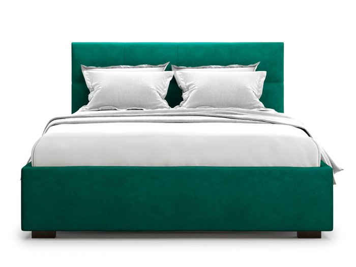 Кровать Garda 140х200 зеленого цвета с подъемным механизмом 