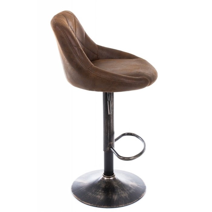 Барный стул Curt vintage brown коричневого цвета