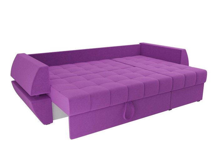 Угловой диван Атлантида фиолетового цвета