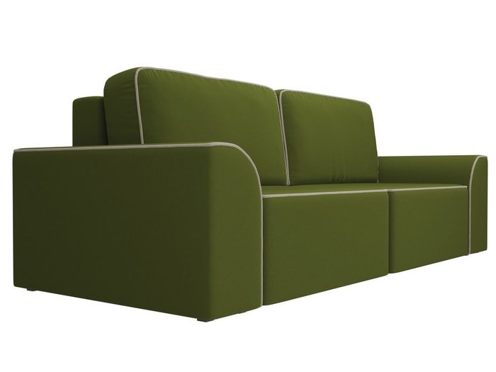 Прямой диван-кровать Вилсон зеленого цвета