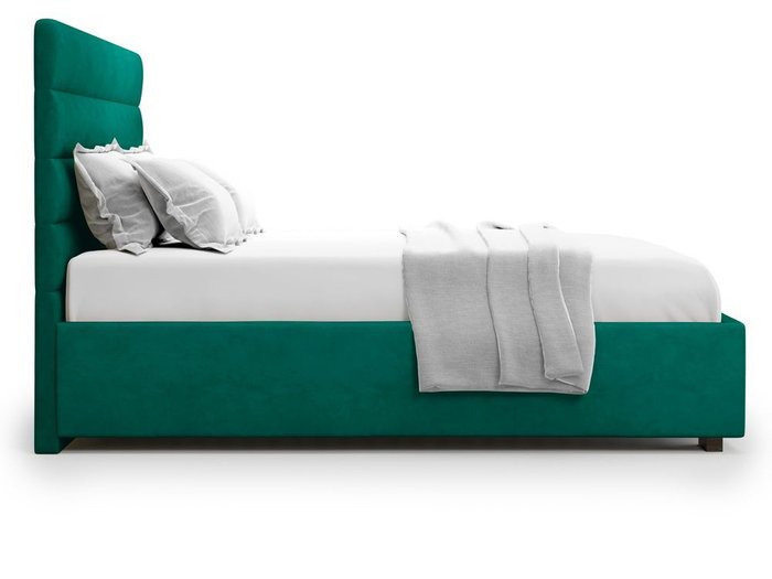 Кровать с подъемным механизмом Karezza 160х200 зеленого цвета