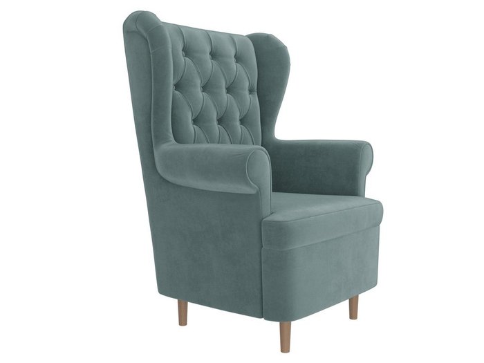 Кресло Торин Люкс темно-бирюзового цвета