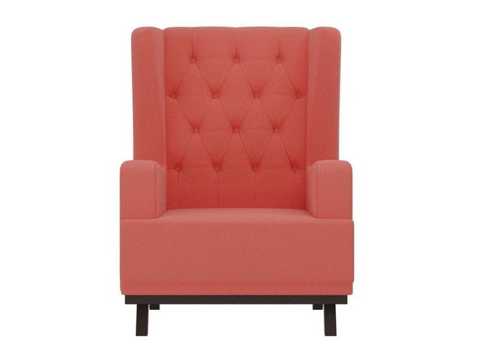 Кресло Джон Люкс кораллового цвета - купить Интерьерные кресла по цене 23990.0