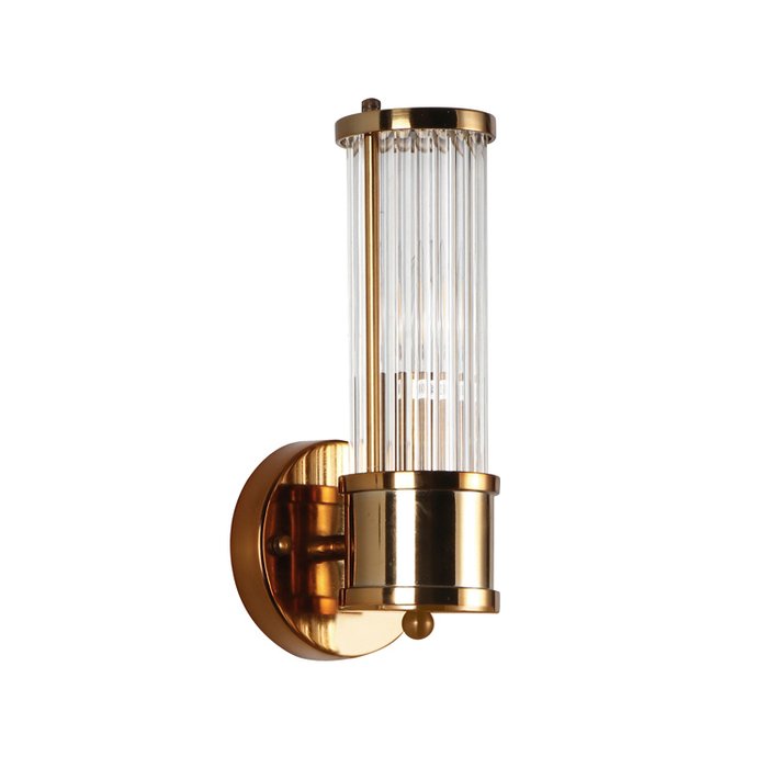 Настенный светильник Claridges brass из стеклянных трубочек