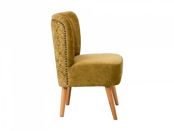 Кресло Barbara желто-бежевого цвета - лучшие Интерьерные кресла в INMYROOM