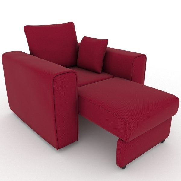 Кресло-кровать Giverny красного цвета