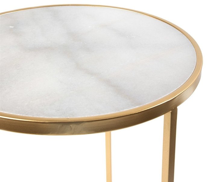 Столик интерьерный с белым мрамором - купить Кофейные столики по цене 8628.0