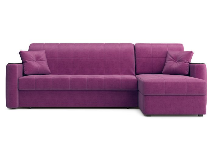Угловой диван-кровать Ницца фиолетового цвета