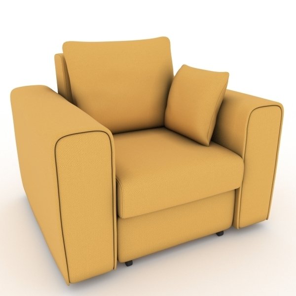 Кресло-кровать Giverny желтого цвета