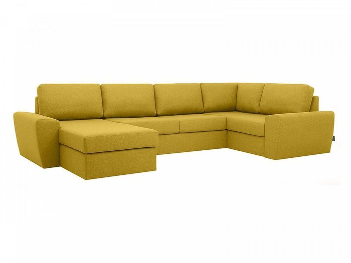 Угловой диван-кровать Petergof желтого цвета - купить Угловые диваны по цене 277100.0