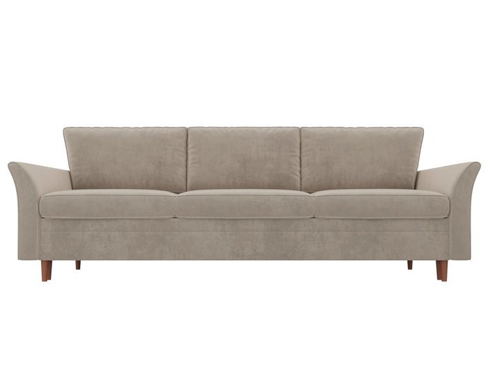 Прямой диван-кровать София бежевого цвета - купить Прямые диваны по цене 37990.0