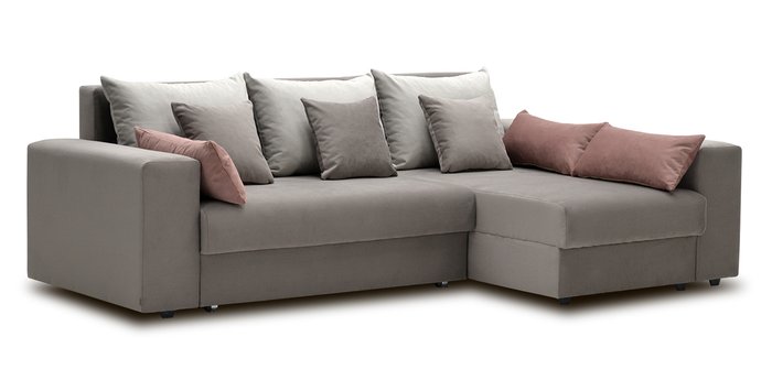 Угловой диван-кровать Майами бежевого цвета - лучшие Угловые диваны в INMYROOM