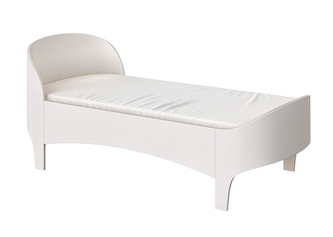 Кровать Elegance 85х185 белого цвета