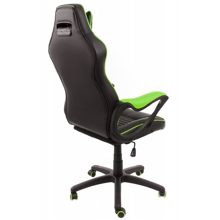 Офисное кресло Leon с зеленой отделкой