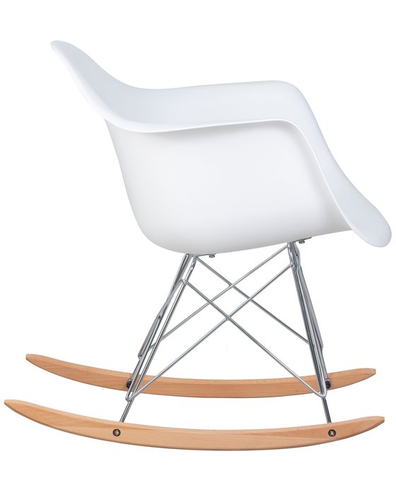 Кресло-качалка Rock белого цвета