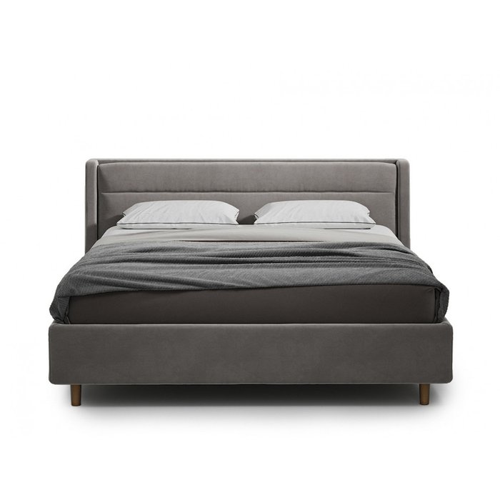 Кровать Iris 160х200 серого цвета