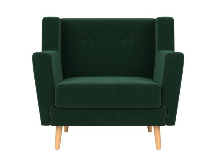 Кресло Брайтон зеленого цвета