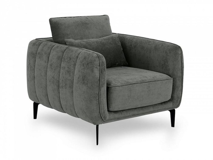 Кресло Amsterdam серого цвета - купить Интерьерные кресла по цене 58600.0