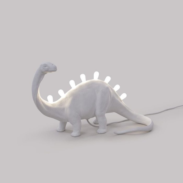 Настольная лампа Brontosaurus белого цвета