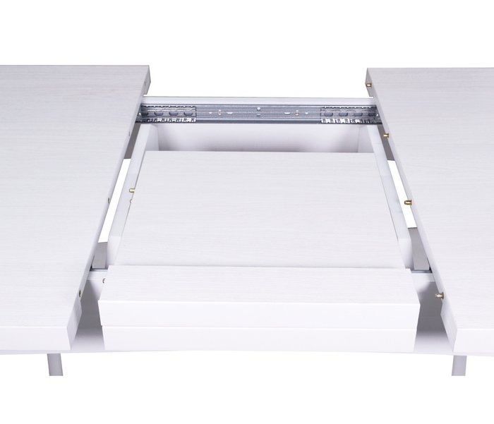 Раскладной обеденный стол Ялта белого цвета - купить Обеденные столы по цене 11994.0
