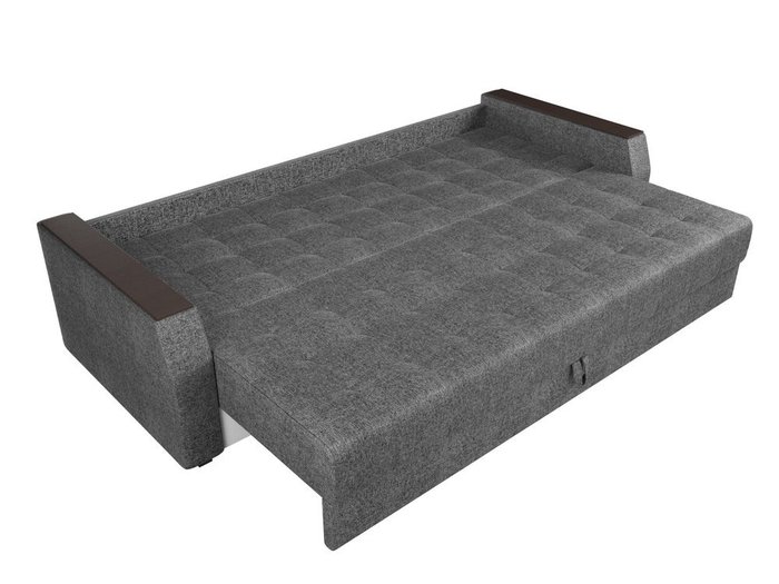 Прямой диван-кровать Атлантида серого цвета