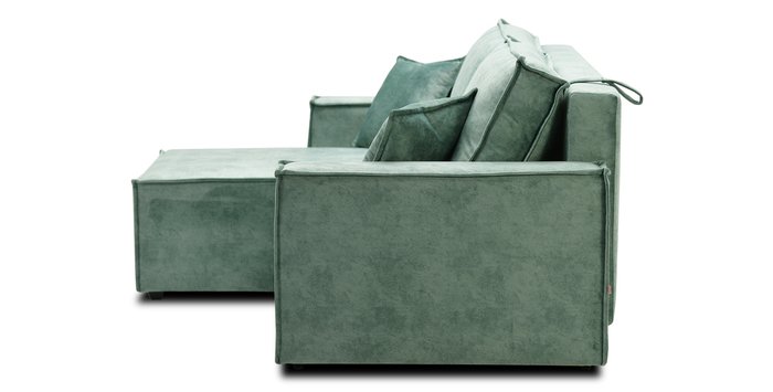 Угловой диван-кровать Фабио бирюзового цвета