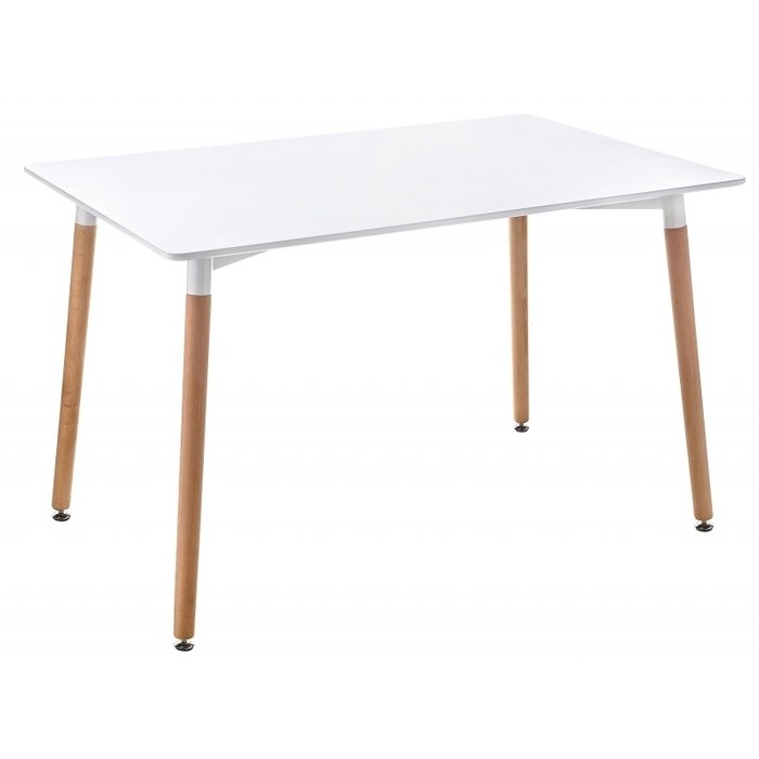 Обеденный стол Table 110 с белой столешницей